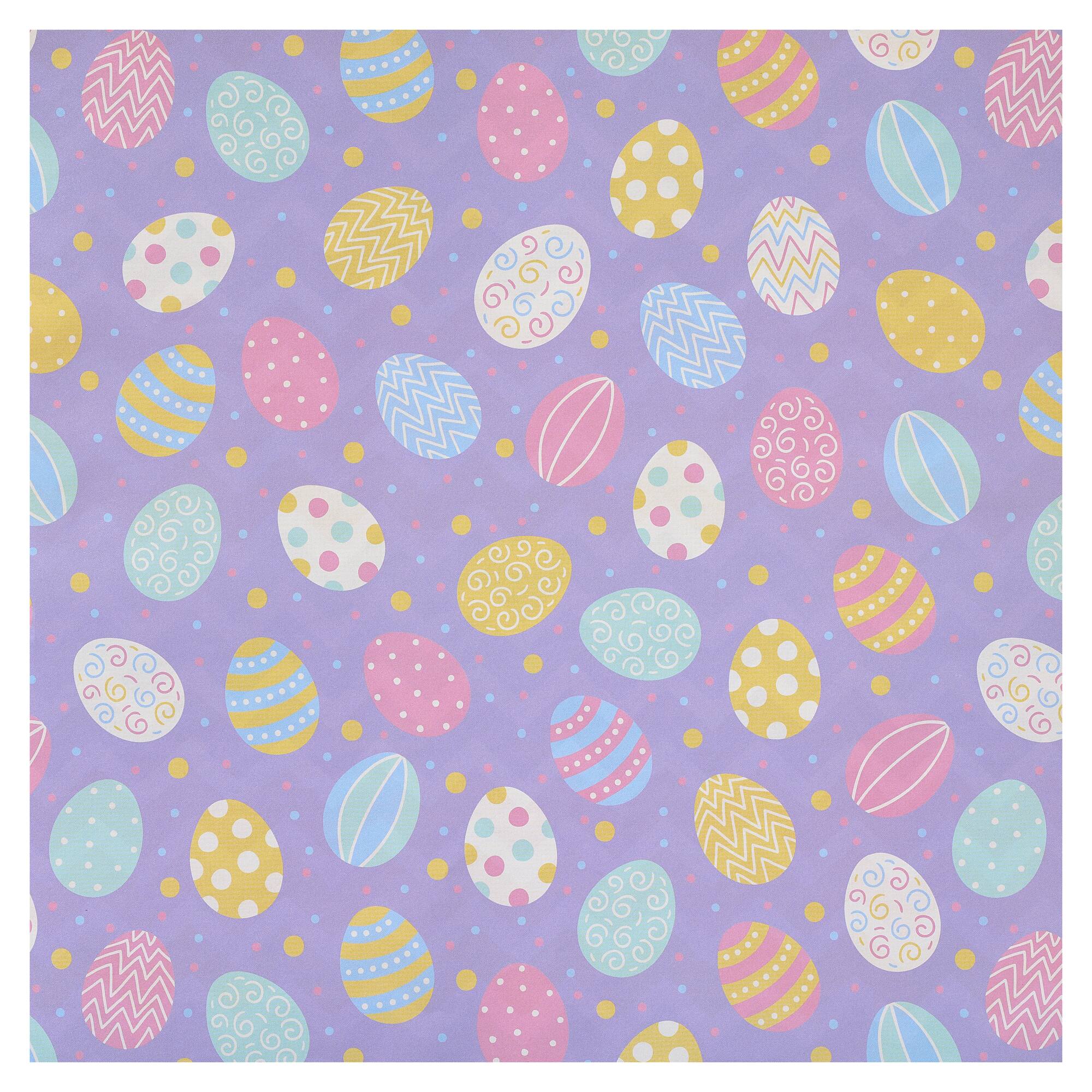 48 Pack: Easter Eggs Double-Sided Cardstock Paper by Recollections™, 12" x 12"